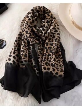 NWT SILK SCARF LUXURY STYLE STOLES WOMEN HEADBAND BAND STOLEN SHAWL PASHMINA